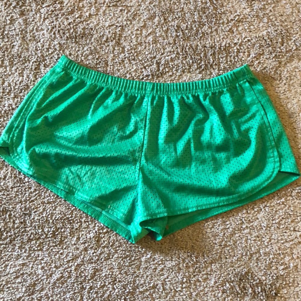 GREEN SOFFEE ATHLETIC SHORTS